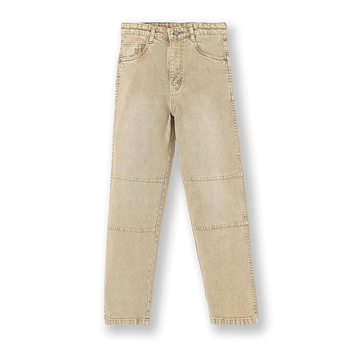 Urbano Juniors Boy's Loose Baggy Fit Cut and Sew Panelled Jeans Stretchable
